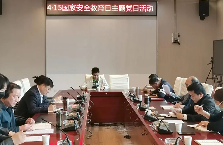 龙8头号玩家(国际)官方网站（煤化）集团直属党委纪委财务审计党支部开展“2022年全民国家安全教育日”主题党日活动