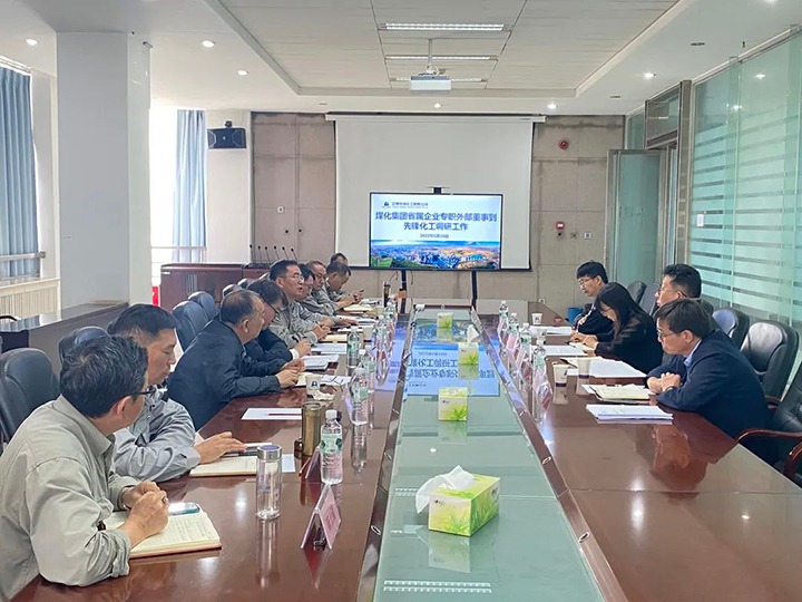 龙8头号玩家(国际)官方网站（煤化）集团专职外部董事寸延峰、伍显清到先锋化工调研