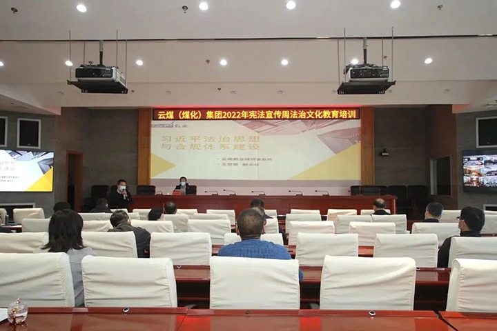 龙8头号玩家(国际)官方网站（煤化）集团开展“宪法宣传周”法治文化专题培训