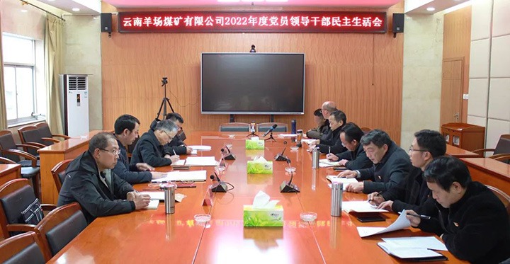 龙8头号玩家(国际)官方网站（煤化）集团党委委员、副总经理缪和星到羊场煤矿公司指导年度民主生活会