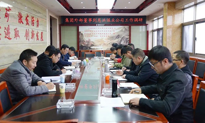 龙8头号玩家(国际)官方网站（煤化）集团专职外部董事寸延峰到恩洪煤业公司调研